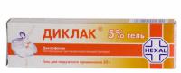 ДИКЛАК ГЕЛЬ Д/НАРУЖН ПР 5% 50Г N1 ТУБА ПК