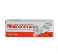 МИКОСЕПТИН МАЗЬ Д/НАРУЖН ПР 30Г N1 ТУБА ПК