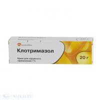 КЛОТРИМАЗОЛ КРЕМ Д/НАРУЖН ПР 1% 20Г N1 ТУБА АЛ ПК