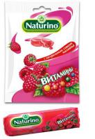 NATURINO ПАСТИЛКИ С ВИТАМИНАМИ И НАТУРАЛЬНЫМ СОКОМ (МАЛИНА)  36,4Г N8 РОЛЛ