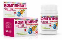 КОМПЛИВИТ-АКТИВ ЖЕВАТЕЛЬНЫЙ (ДЛЯ ДЕТЕЙ) ТАБ ЖЕВ (ВИШНЁВЫЕ) N30 БАН ПК