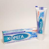 КОРЕГА ЭКСТРА СИЛЬНЫЙ МЯТНЫЙ COREGA EXTRA STRONG MINT КРЕМ ДЛЯ ФИКСАЦИИ ЗУБНЫХ ПРОТЕЗОВ  40Г N1 ТУБА ПК