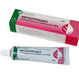 МЕТИЛУРАЦИЛ МАЗЬ Д/МЕСТН И НАРУЖН ПР 10% 25Г N1 ТУБА АЛЮМ ПК