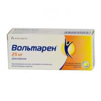 ВОЛЬТАРЕН ТАБ П/О КИШЕЧН/РАСТВ 25МГ N30 УП КНТ-ЯЧ ПК 10*3